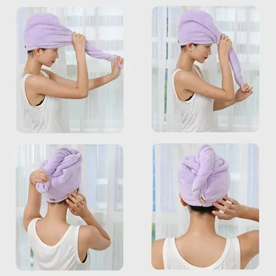 Magic Hair Drying Towel  (1 Pc)